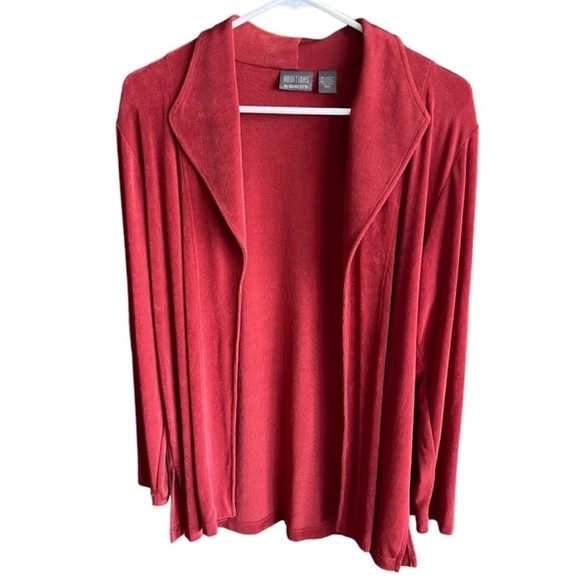 ADDITIONS by CHICO’s Open Front Cardigan Long Sleeves Size 1 - Picture 6 of 12